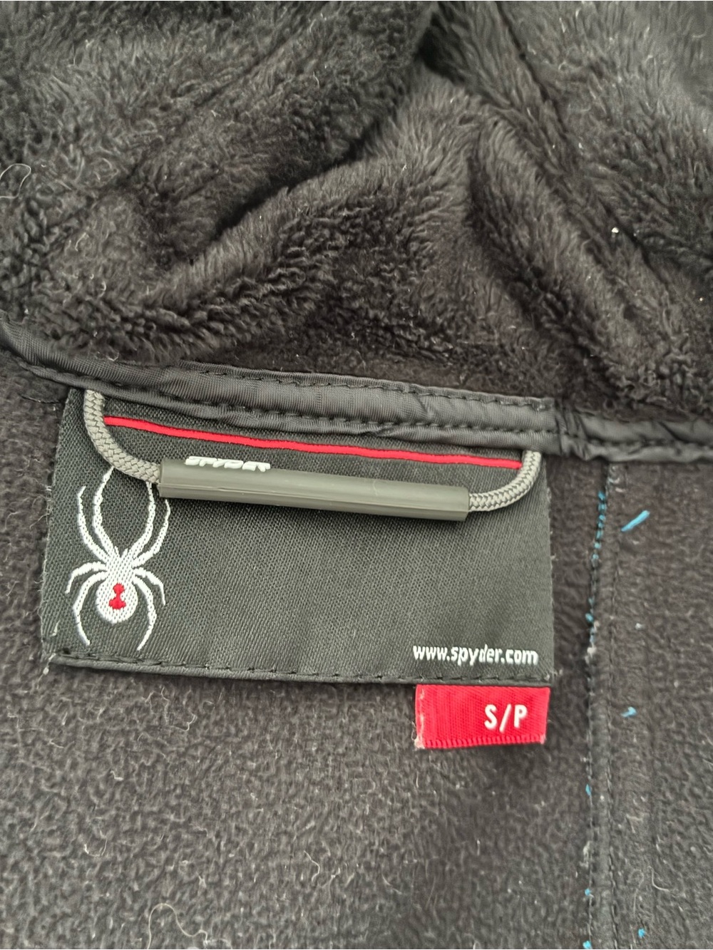 Spyder Blue Plaid Hooded snow Jacket - Picture 12 of 12